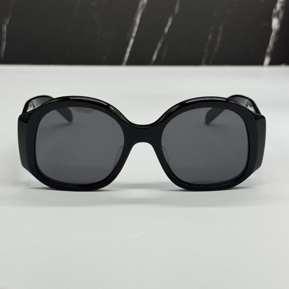 NEW CELINE CL40305U 01A BLACK OVERSIZED WOMEN SUNGLASSES CELINE - Picture 4 of 10